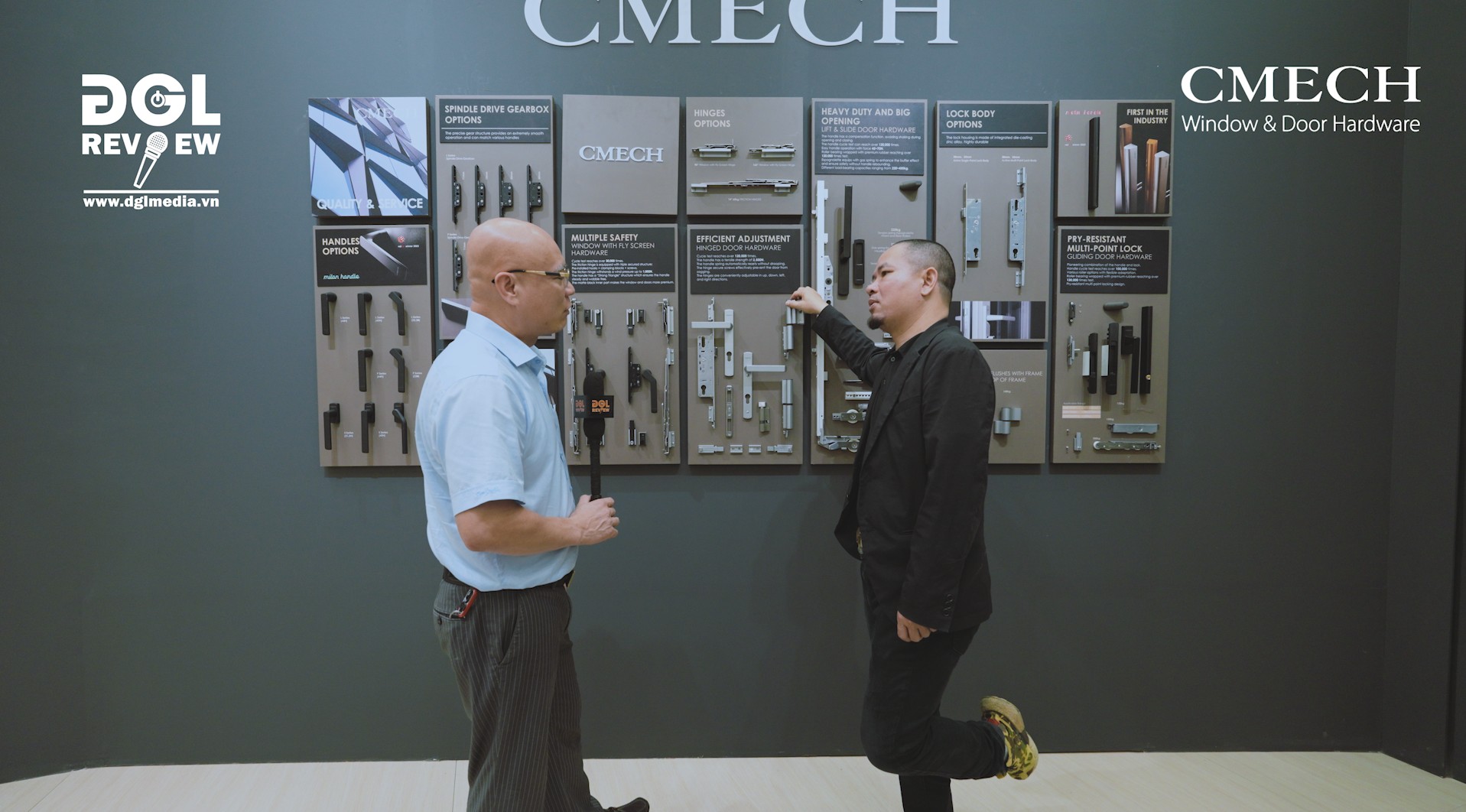 Review thương hiệu CMECH tại triển lãm Vietbuild 2026